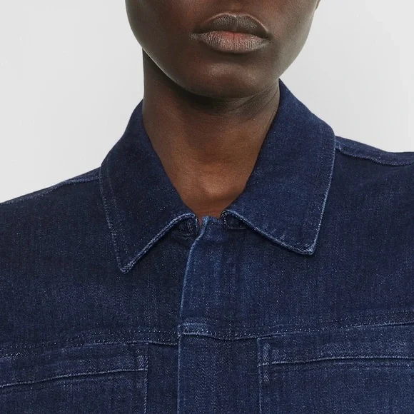 Aritzia TEN Denim Jumpsuit / Playsuit - BNWT - 4 - Dark Blue - Picture 8 of 11